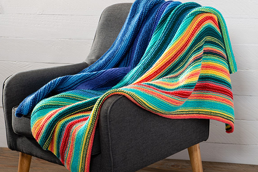 Knit vs Crochet Blanket
