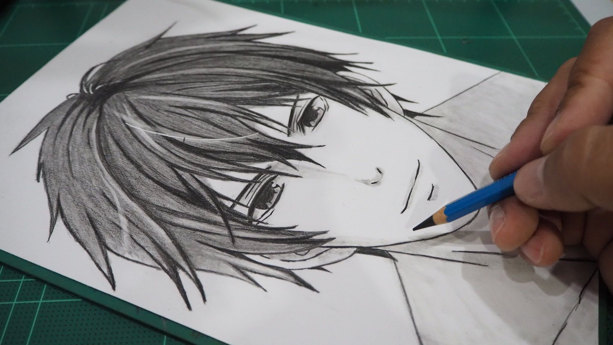 Ideas Pencil Anime Boy Drawing